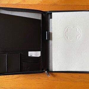 Mont Blanc Leather Notepad Holder